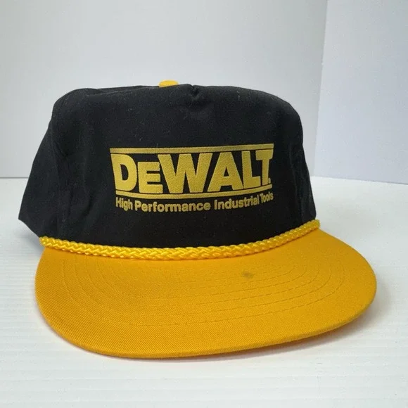 Vtg Dewalt Trucker Hat Snapback Adjustable Mens 90s Industrial Welding Nissun - Picture 2 of 9